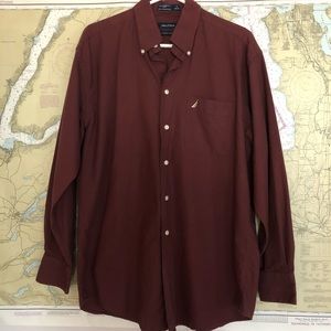 Nautical men’s oxford shirt.